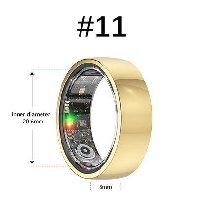 Smart Ring | Heart Rate, SpO₂ & Sleep Health Monitoring | Multi-Function Wearable