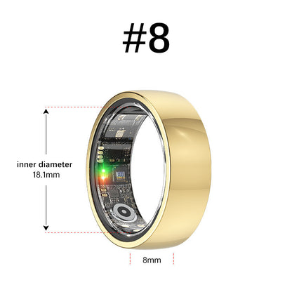 Smart Ring | Heart Rate, SpO₂ & Sleep Health Monitoring | Multi-Function Wearable
