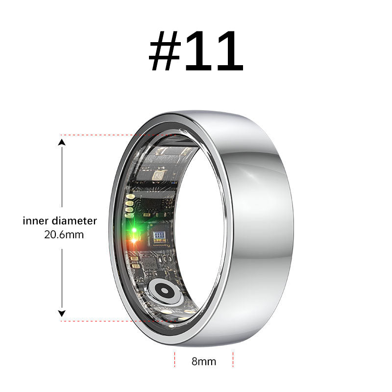 Smart Ring | Heart Rate, SpO₂ & Sleep Health Monitoring | Multi-Function Wearable