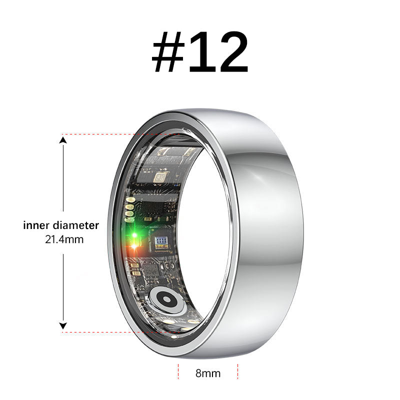 Smart Ring | Heart Rate, SpO₂ & Sleep Health Monitoring | Multi-Function Wearable